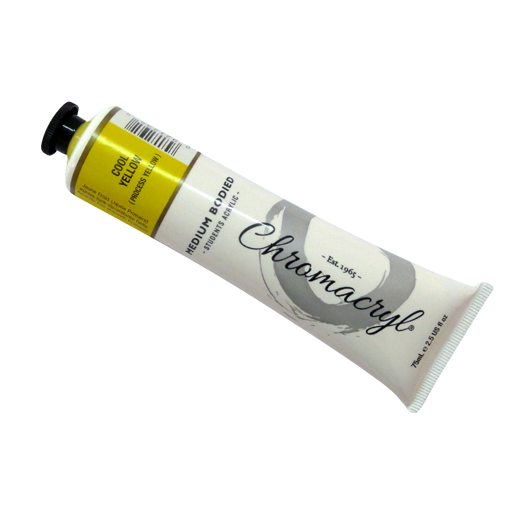 クロマクリル　75ml　クールイエロー