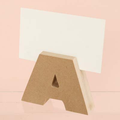 【Clrセール 60%OFF】カードスタンド アルファベット A(MDF)