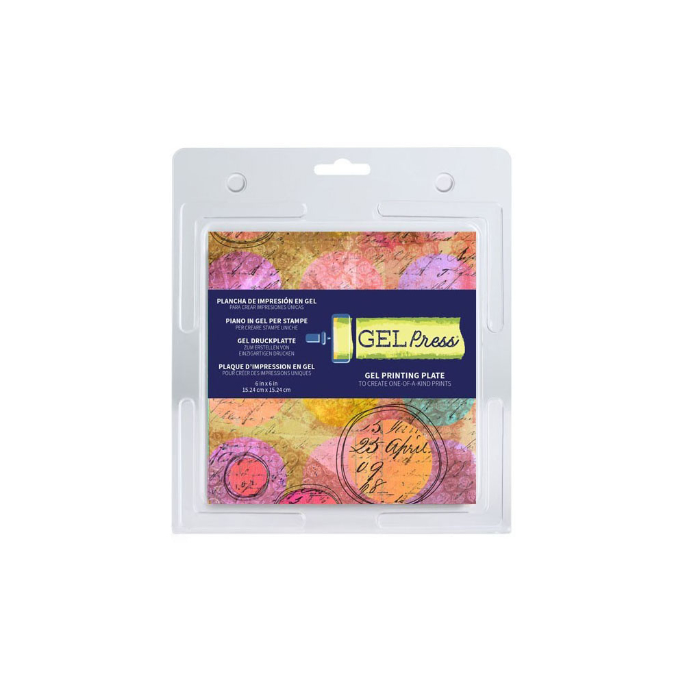 GEL Press プレート 15.24x15.24cm